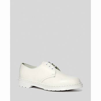 Dr Martens 1461 Mono Smooth Kožené - Biele Oxford Topanky Damske, D238SK